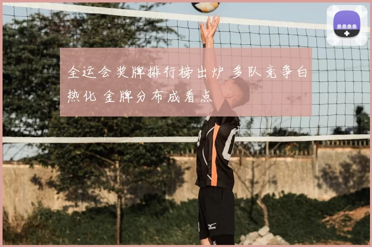 全运会奖牌排行榜出炉 多队竞争白热化 金牌分布成看点